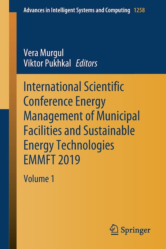 Front cover_International Scientific Conference Energy Management Of Municipal Facilities And Sustainable Energy Technologies Emmft 2019