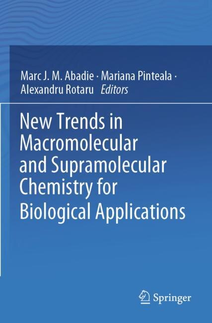 Couverture_New Trends in Macromolecular and Supramolecular Chemistry for Biological Applications