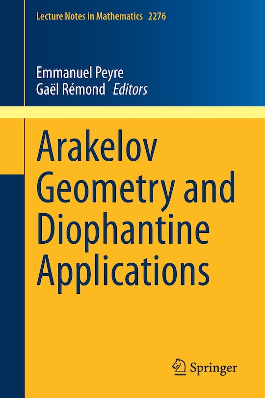 Front cover_Arakelov Geometry And Diophantine Applications