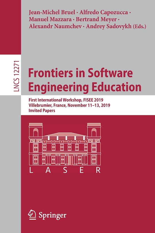 Front cover_Frontiers In Software Engineering Education