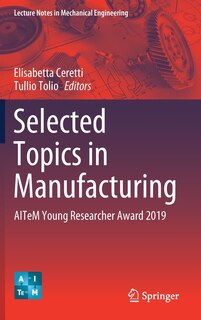 Front cover_Selected Topics In Manufacturing