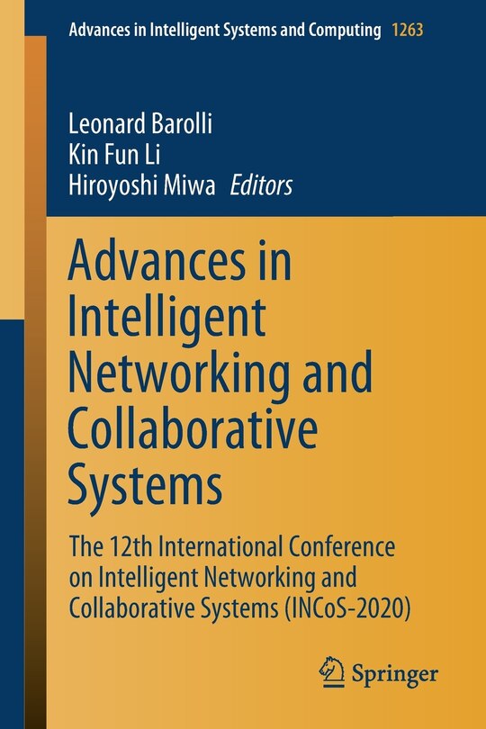 Couverture_Advances In Intelligent Networking And Collaborative Systems