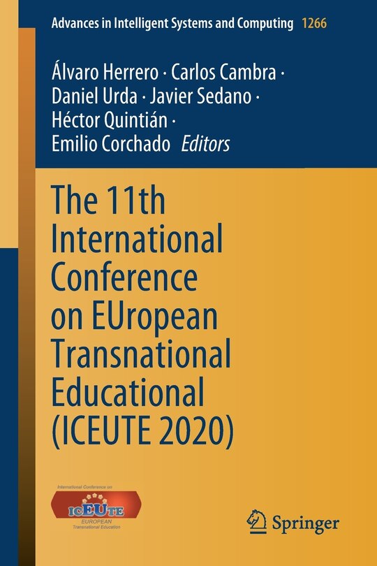 Front cover_The 11th International Conference on EUropean Transnational Educational (ICEUTE 2020)
