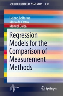 Couverture_Regression Models For The Comparison Of Measurement Methods