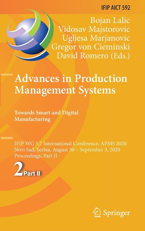 Couverture_Advances in Production Management Systems. Towards Smart and Digital Manufacturing