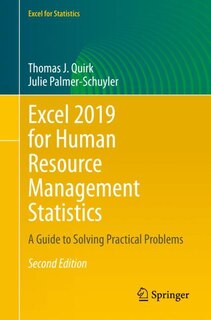 Couverture_Excel 2019 For Human Resource Management Statistics