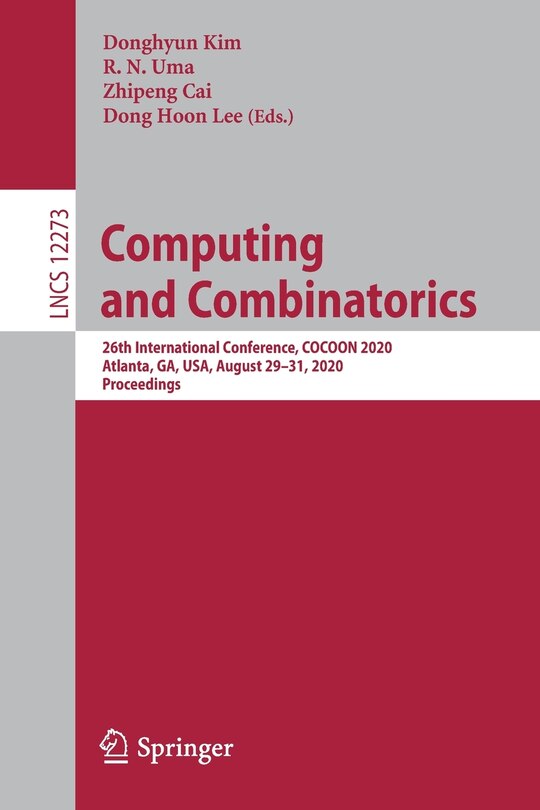 Couverture_Computing and Combinatorics