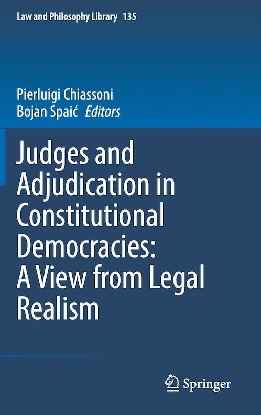 Front cover_Judges And Adjudication In Constitutional Democracies