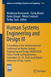 Front cover_Human Systems Engineering and Design III