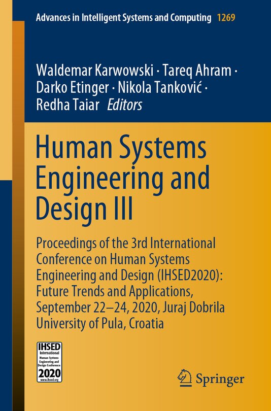 Front cover_Human Systems Engineering and Design III