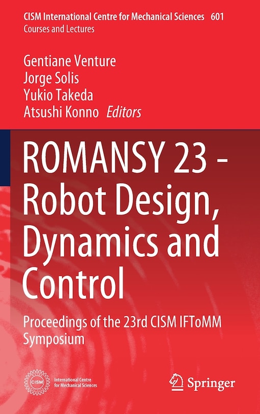 Couverture_Romansy 23 - Robot Design, Dynamics And Control