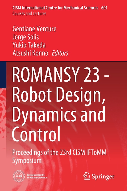Couverture_Romansy 23 - Robot Design, Dynamics And Control