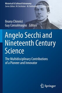 Couverture_Angelo Secchi And Nineteenth Century Science