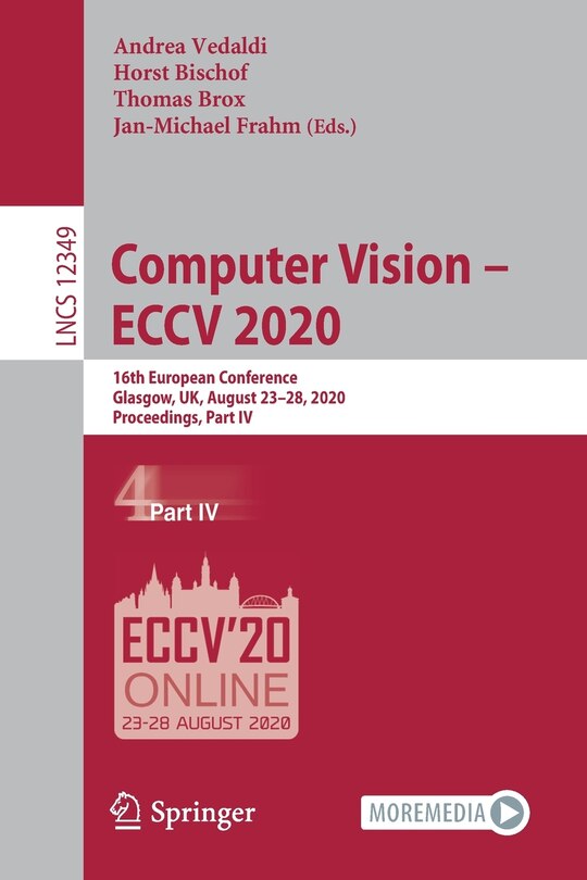 Front cover_Computer Vision - Eccv 2020