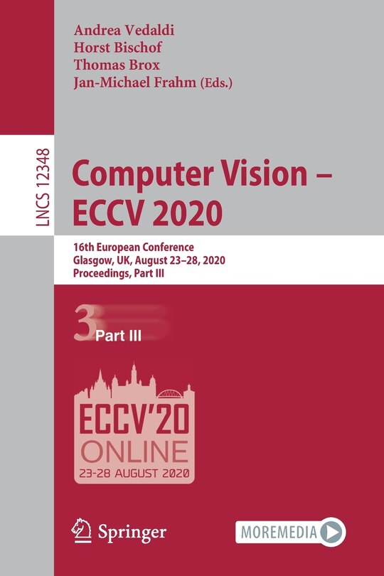 Front cover_Computer Vision - Eccv 2020