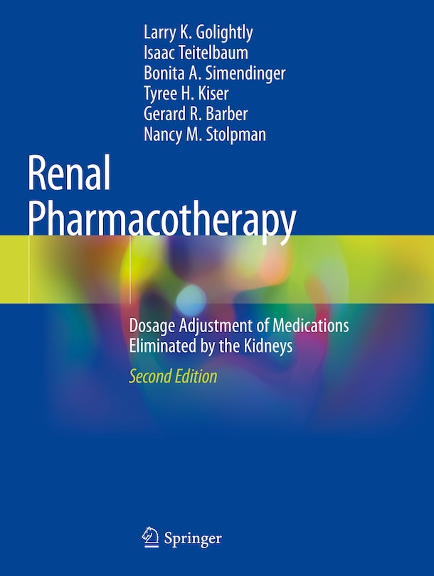 Front cover_Renal Pharmacotherapy