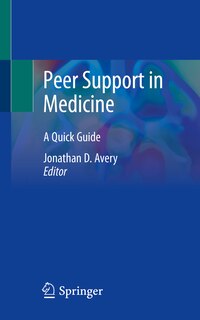 Couverture_Peer Support In Medicine
