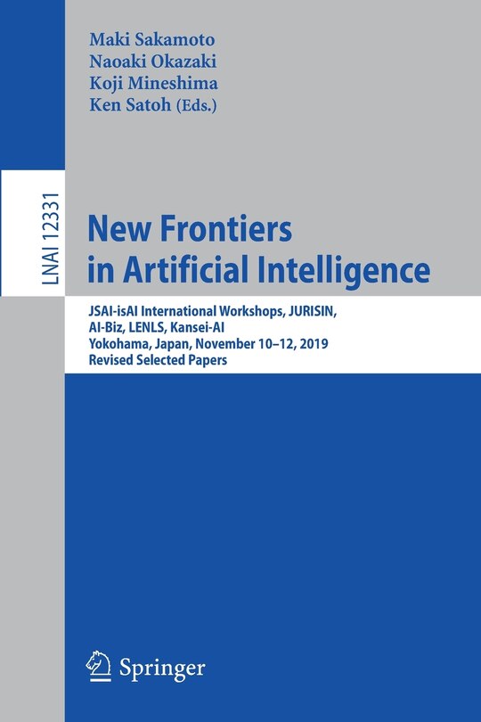 Couverture_New Frontiers in Artificial Intelligence
