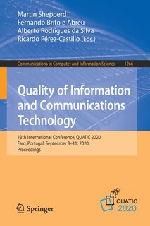 Front cover_Quality Of Information And Communications Technology