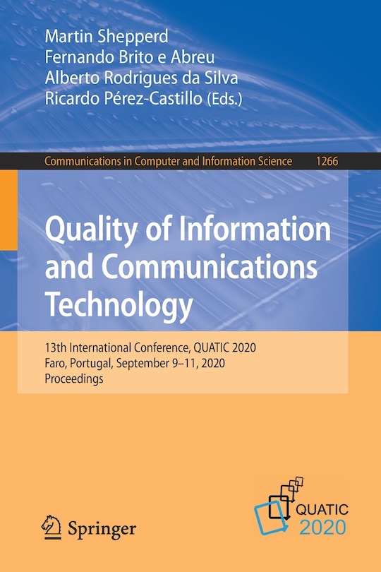 Front cover_Quality Of Information And Communications Technology
