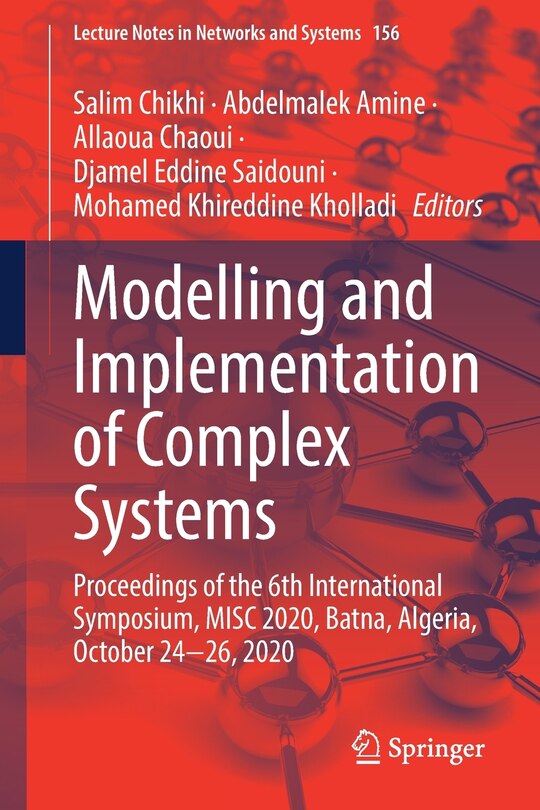 Couverture_Modelling And Implementation Of Complex Systems