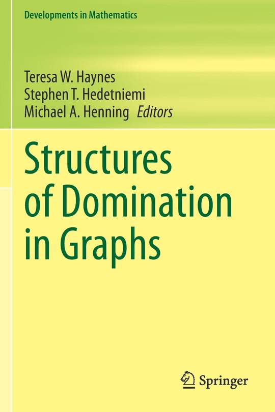 Front cover_Structures of Domination in Graphs