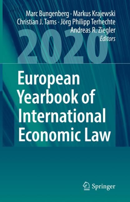 Couverture_European Yearbook Of International Economic Law 2020