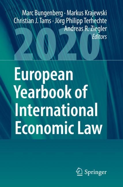 Front cover_European Yearbook of International Economic Law 2020