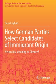 Front cover_How German Parties Select Candidates Of Immigrant Origin