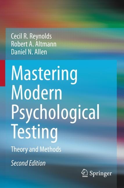 Couverture_Mastering Modern Psychological Testing