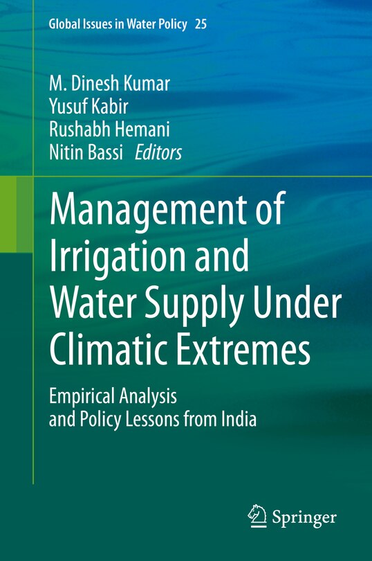 Front cover_Management Of Irrigation And Water Supply Under Climatic Extremes