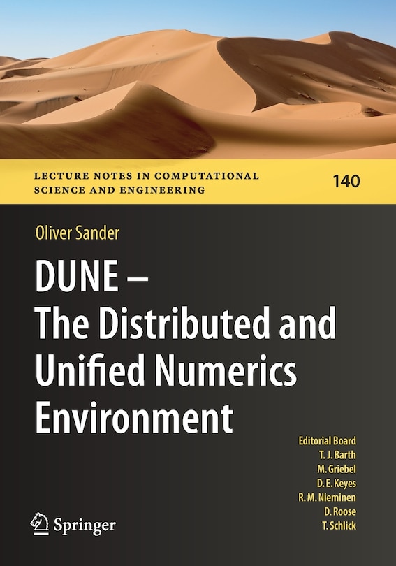 Front cover_Dune - The Distributed And Unified Numerics Environment