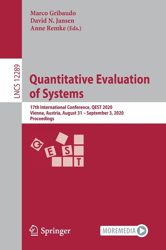 Couverture_Quantitative Evaluation of Systems