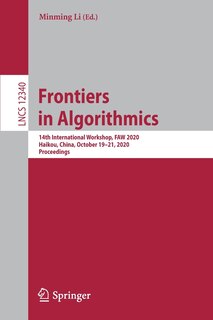 Couverture_Frontiers In Algorithmics