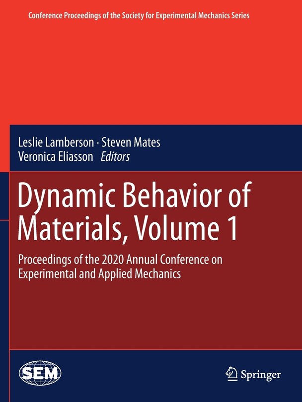 Couverture_Dynamic Behavior of Materials, Volume 1
