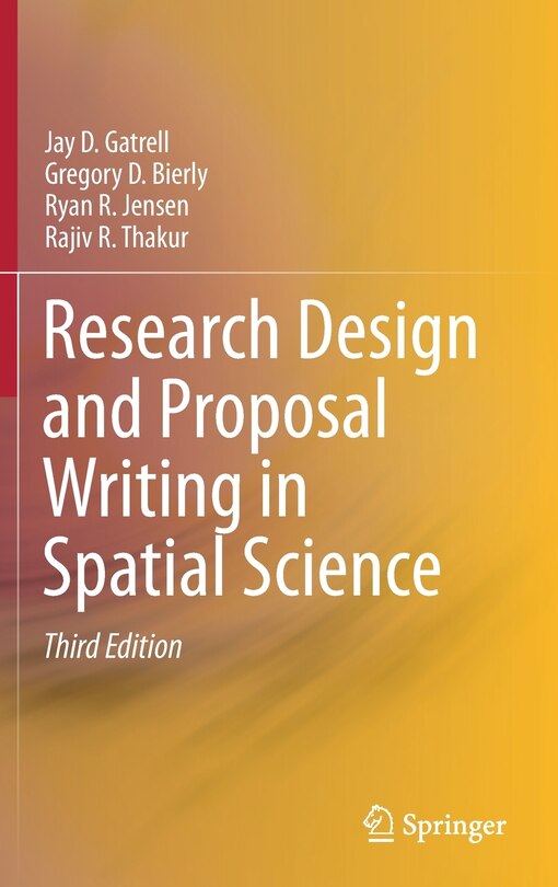 Front cover_Research Design And Proposal Writing In Spatial Science