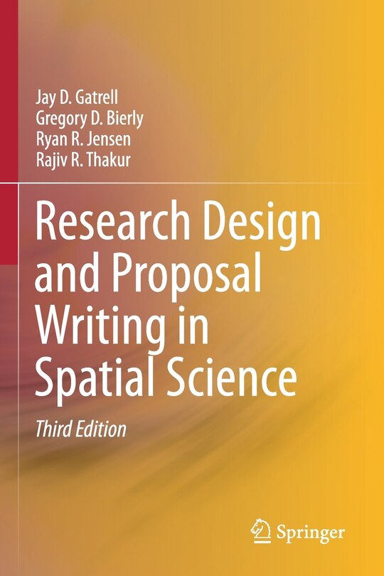 Front cover_Research Design And Proposal Writing In Spatial Science