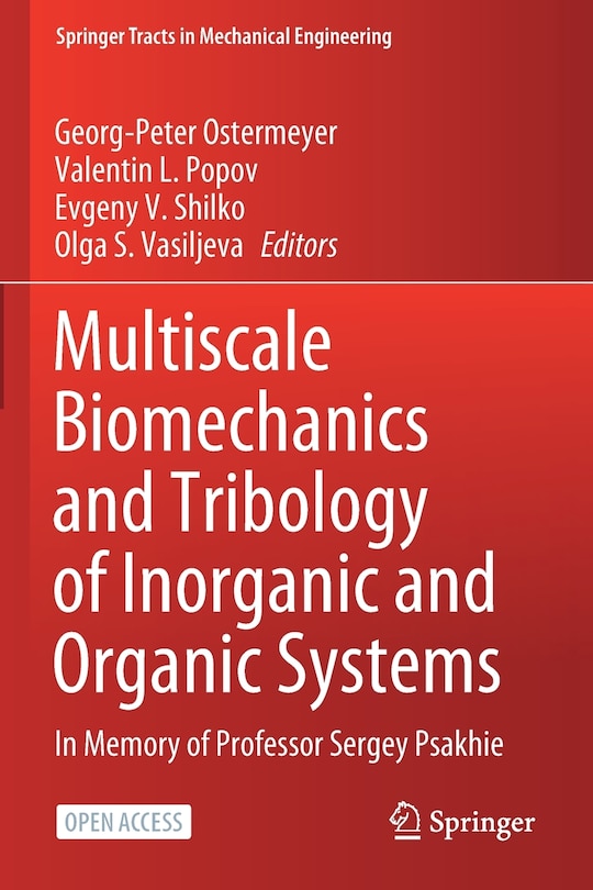 Couverture_Multiscale Biomechanics and Tribology of Inorganic and Organic Systems