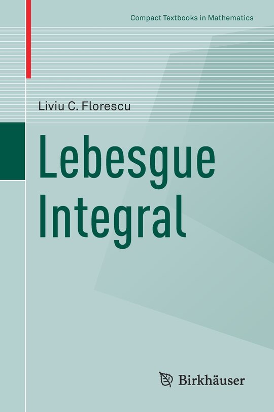 Front cover_Lebesgue Integral