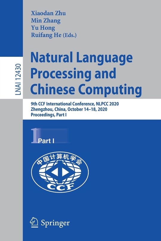 Couverture_Natural Language Processing and Chinese Computing