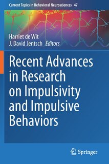 Couverture_Recent Advances In Research On Impulsivity And Impulsive Behaviors