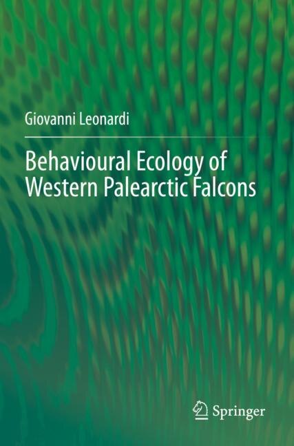 Couverture_Behavioural Ecology Of Western Palearctic Falcons
