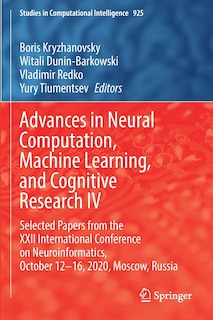 Front cover_Advances in Neural Computation, Machine Learning, and Cognitive Research IV