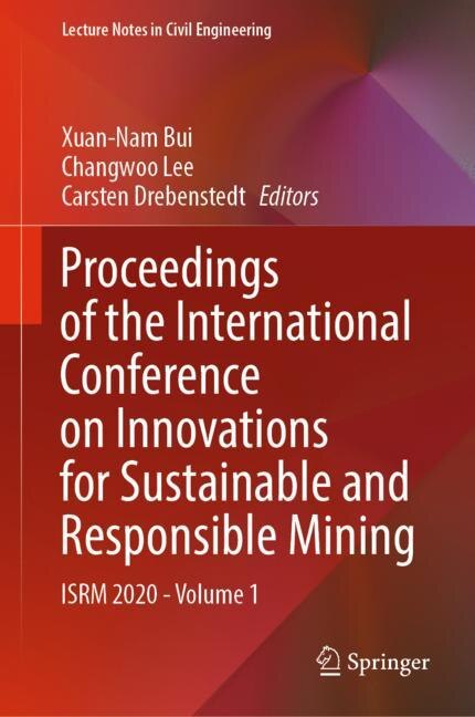 Couverture_Proceedings Of The International Conference On Innovations For Sustainable And Responsible Mining
