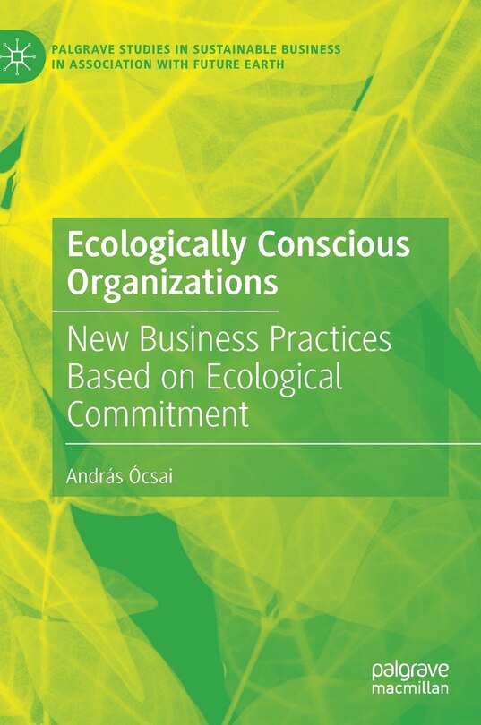 Couverture_Ecologically Conscious Organizations