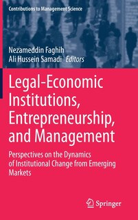 Front cover_Legal-economic Institutions, Entrepreneurship, And Management