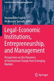 Front cover_Legal-Economic Institutions, Entrepreneurship, and Management