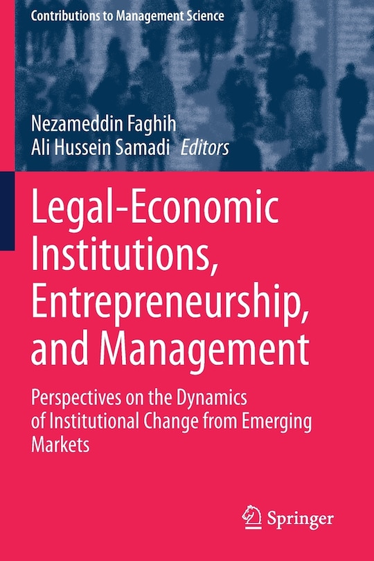 Front cover_Legal-Economic Institutions, Entrepreneurship, and Management