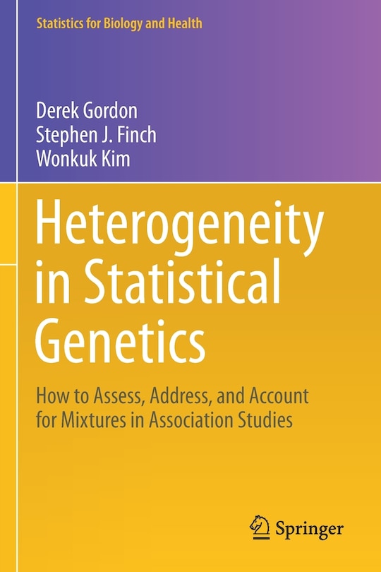 Front cover_Heterogeneity In Statistical Genetics