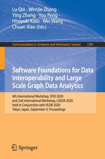 Couverture_Software Foundations for Data Interoperability and Large Scale Graph Data Analytics